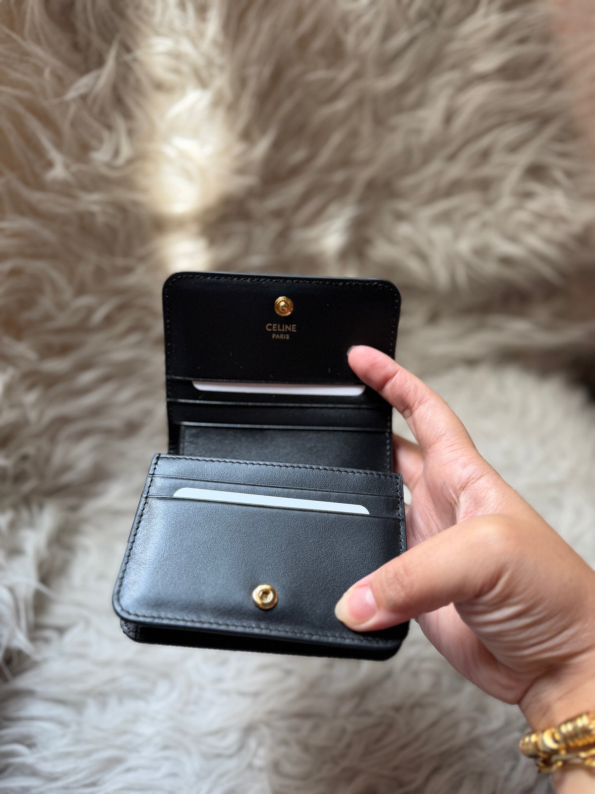(Readystock) Celine Wallet - Triomphe in Shiny Calfskin