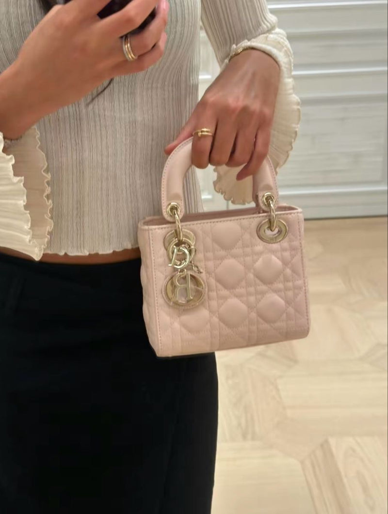 Lady Dior Small - Pink