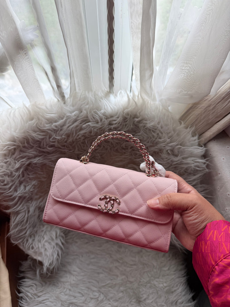 Chanel Pink w Chain