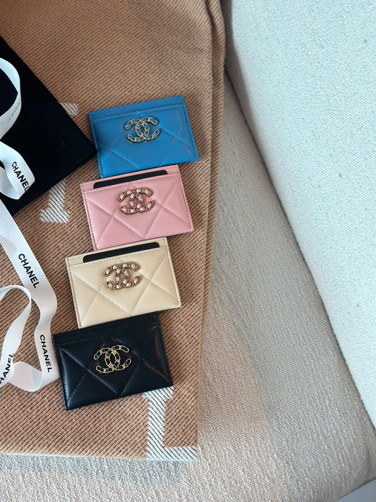 Chanel Quilted Lambskin Card Holder