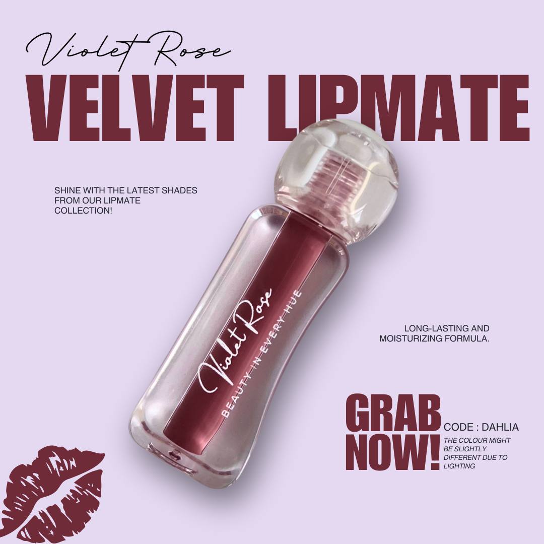 Violet Rose Velvet Lipmatte - Dahlia