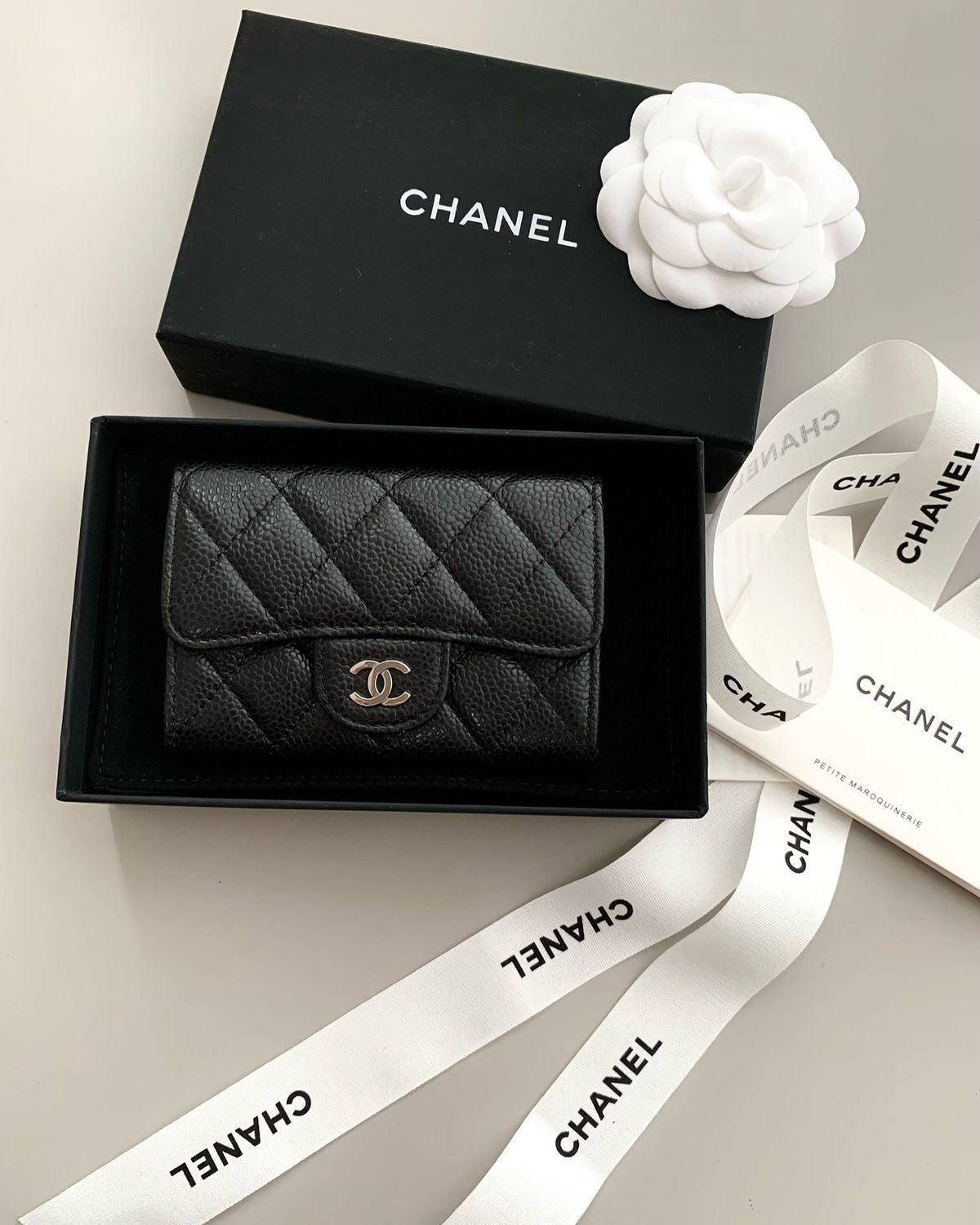 (Readystock) Chanel Small Wallet - Black