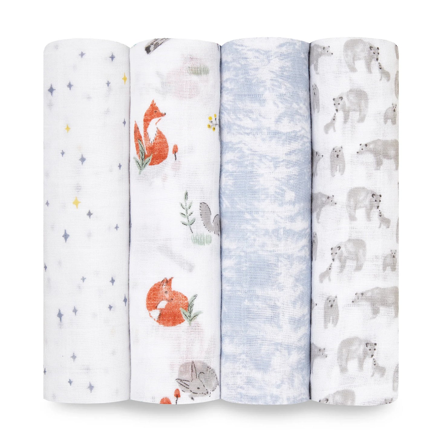 ADEN+ANAIS Classic Swaddles 4 Pack - Naturally