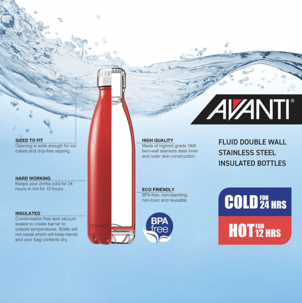 AVANTI Bottle 750ml | Marble