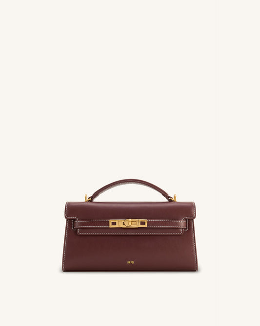 JW PEI Noor Top Handle Bag - Reddish Brown
