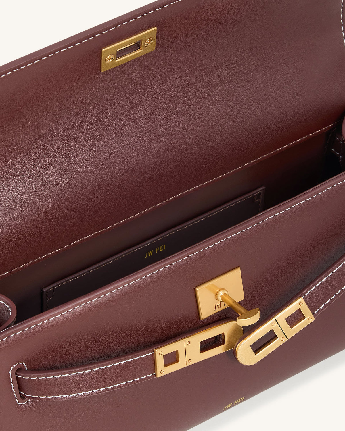 JW PEI Noor Top Handle Bag - Reddish Brown