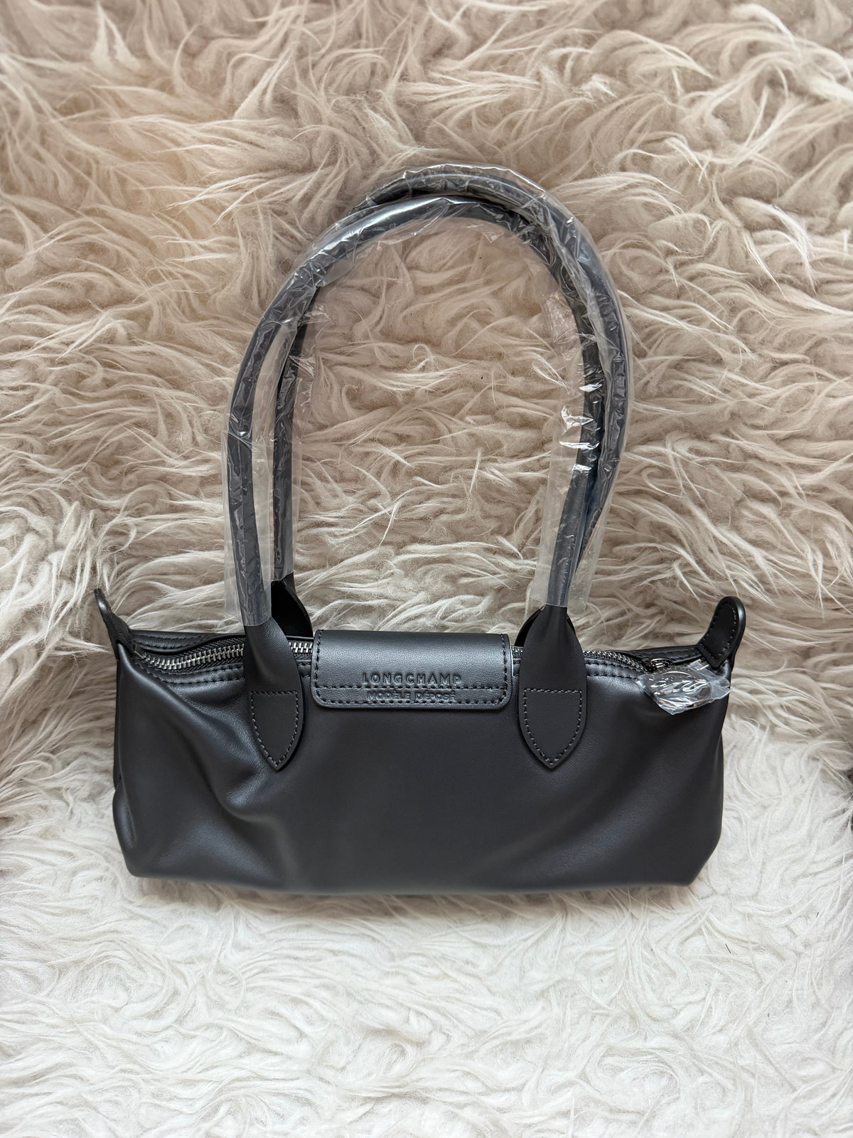 (Readystock) Longchamp Xtra M Shoulder Bag - Black
