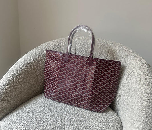 Goyard St Louis PM Canvas - Burgundy