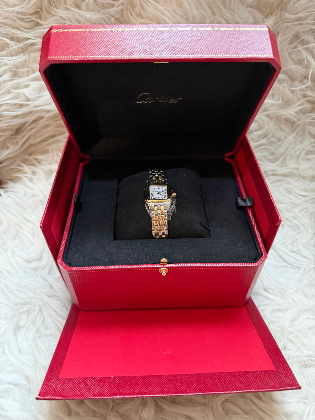 PANTHÈRE De Cartier Watch Silver Gold - Small No Diamond