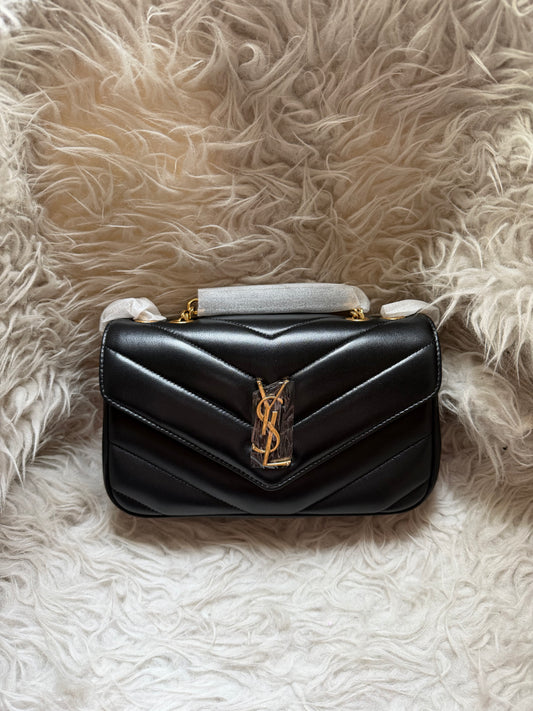 YSL Loulou Matelassé Small in Lambskin