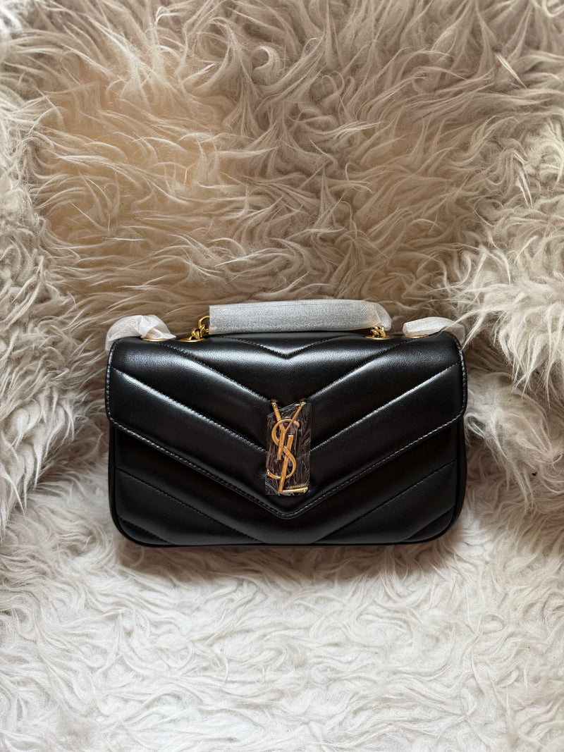 YSL Loulou Matelassé Small in Lambskin