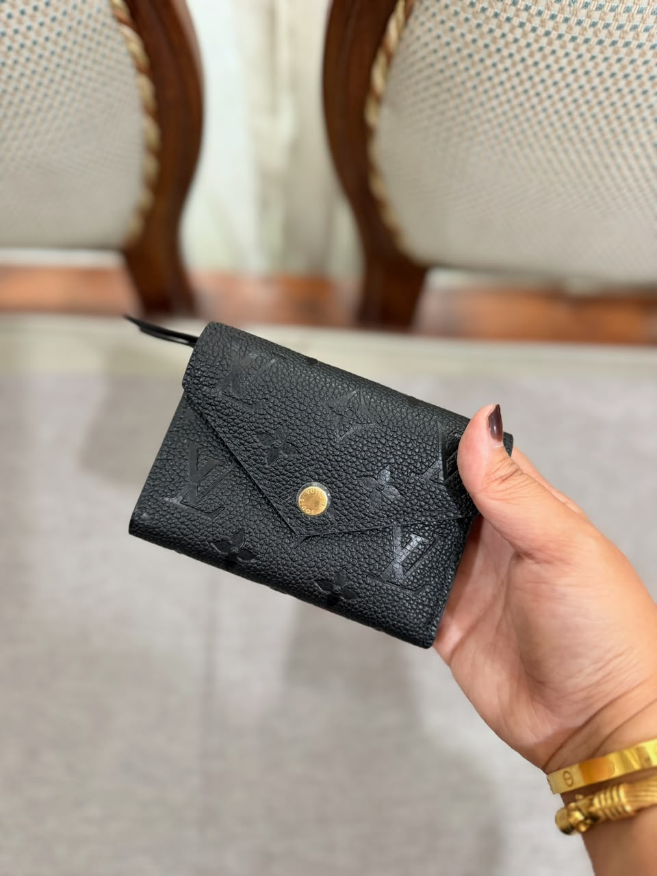 LV Victorine Wallet - Black