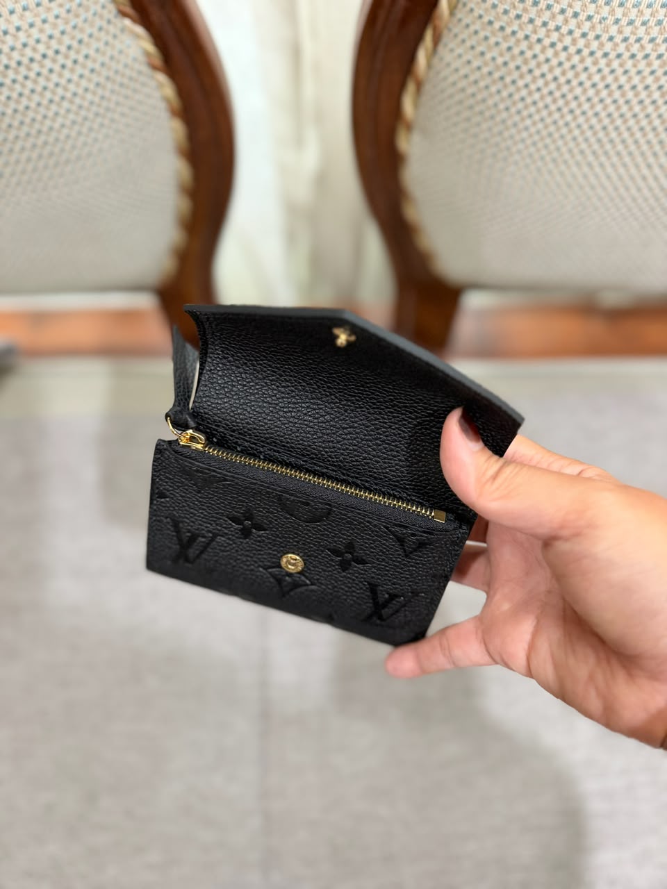 LV Victorine Wallet - Black