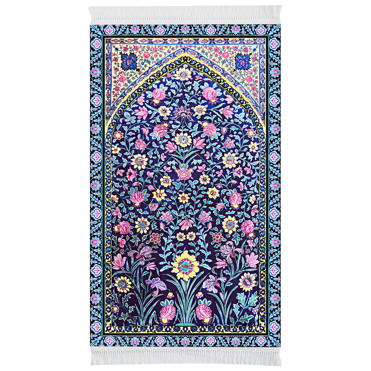 Sejadah Tebal - Navy Blossom