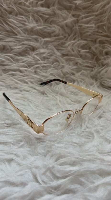 Celine Triomphe Oval Eyeglasses