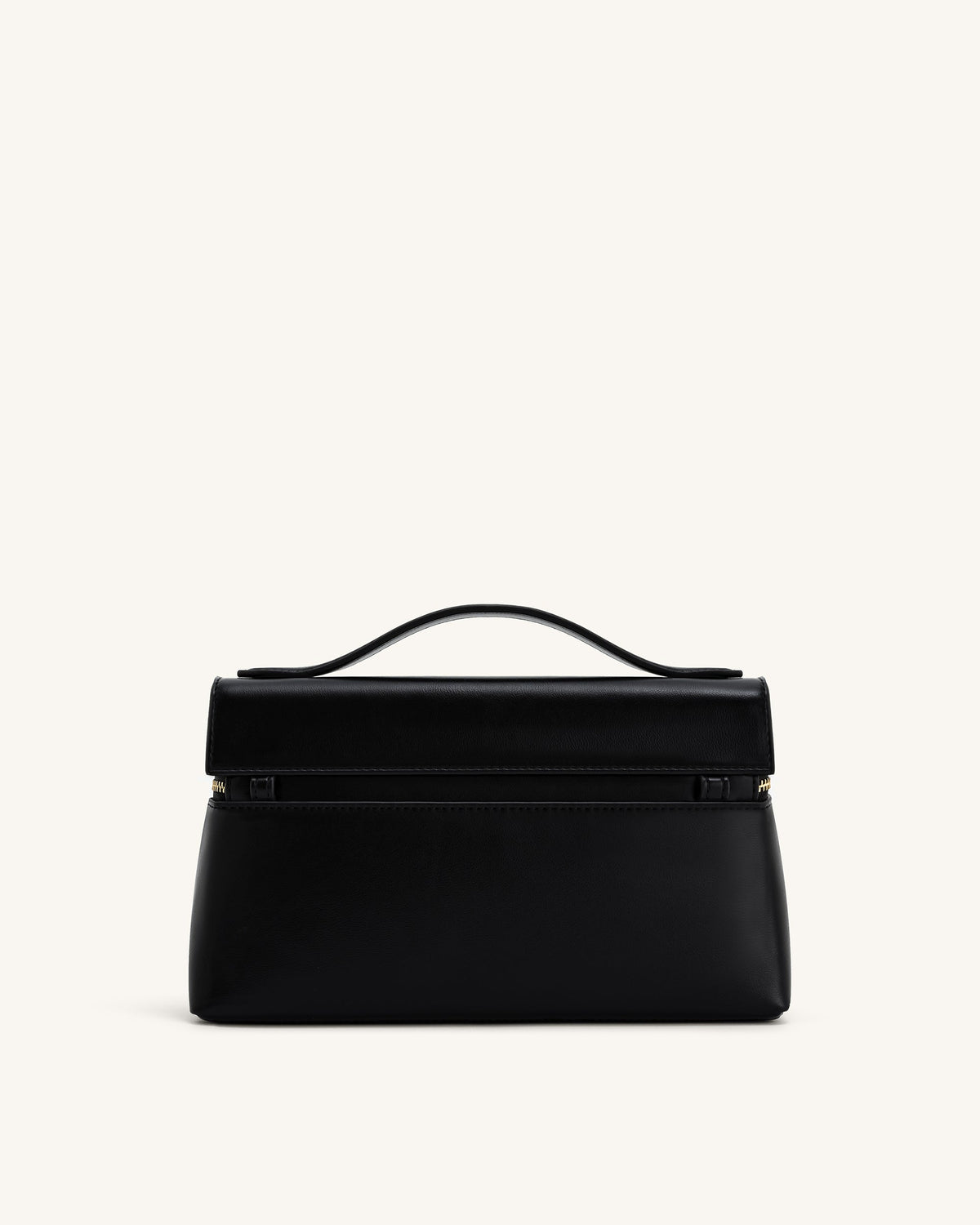 JW PEI Thea Faux Straw Top Handle Bag - Black
