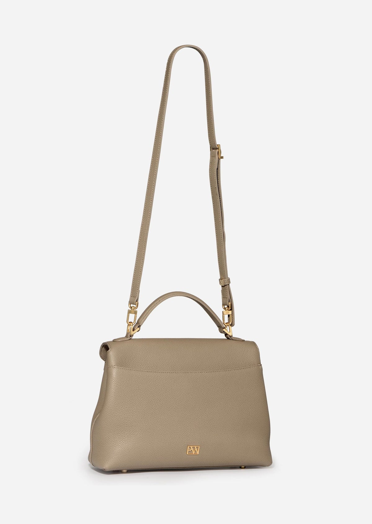 Grace Medium Soft Top Handle Bag - Taupe
