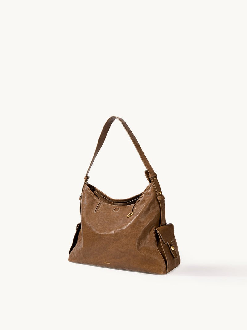 Small Yore Hobo Bag - Sandal