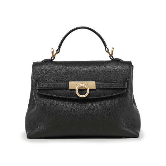 Grace Soft Top Handle Bag - Black