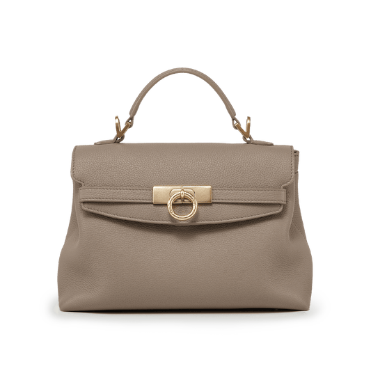Grace Soft Top Handle Bag - Taupe