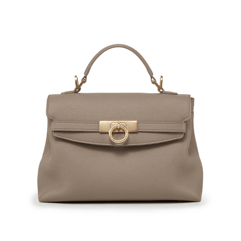 Grace Soft Top Handle Bag - Taupe