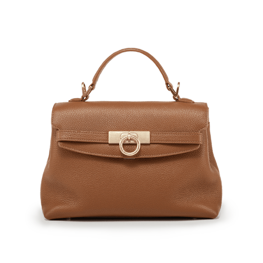 Grace Soft Top Handle Bag - Brown