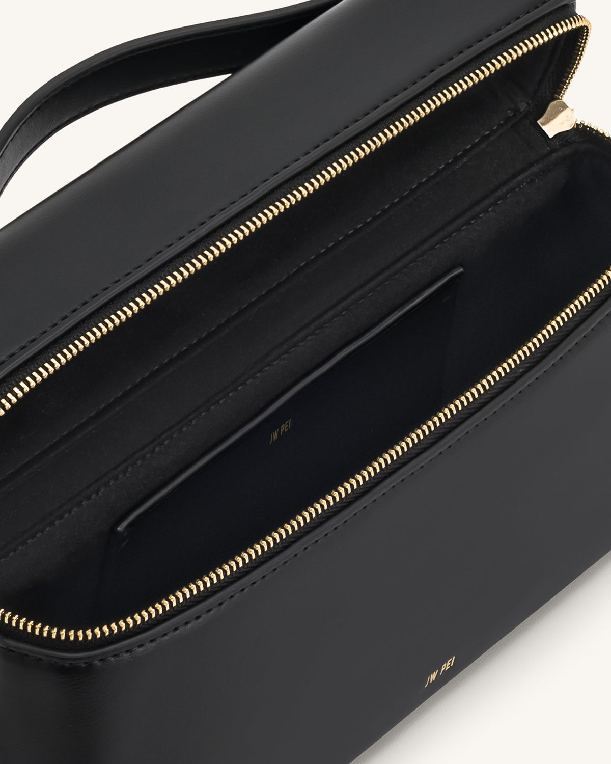 JW PEI Thea Faux Straw Top Handle Bag - Black