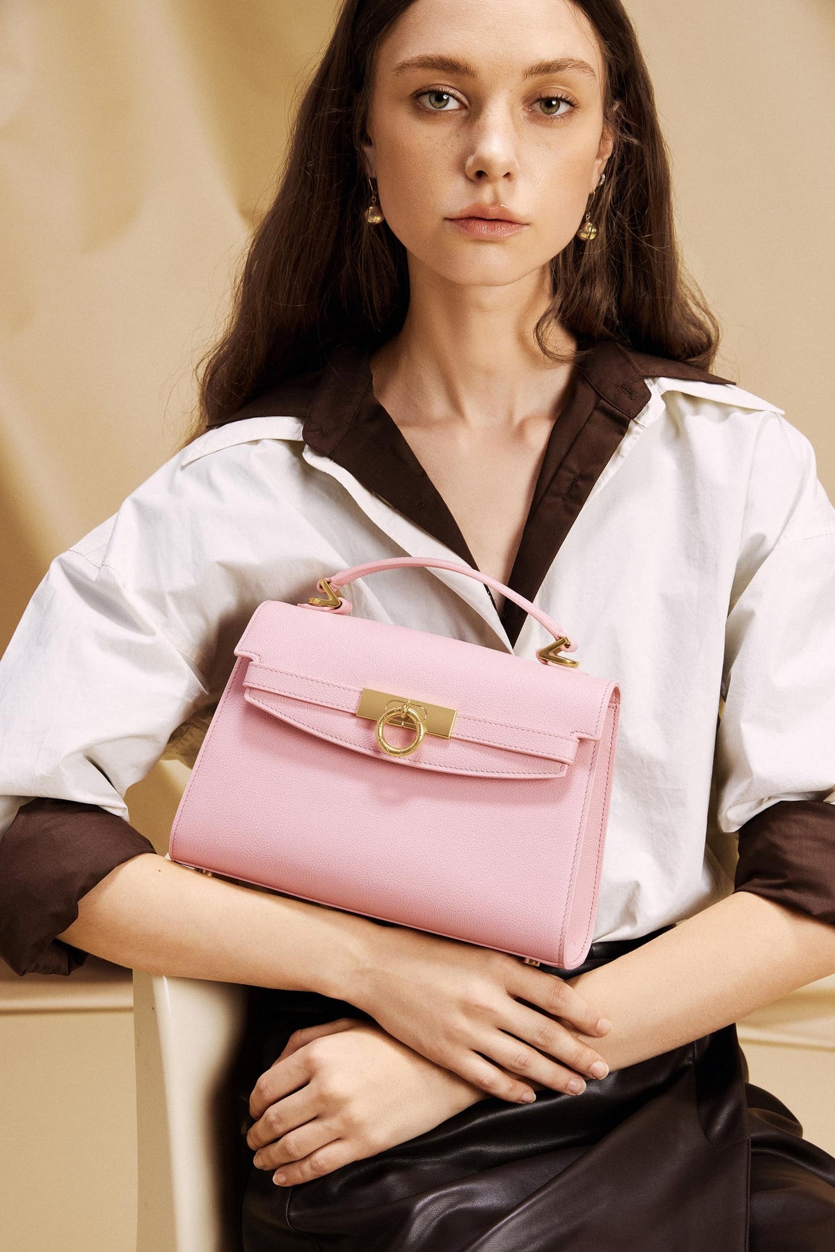 Grace Top Handle Bag Eve - Pink