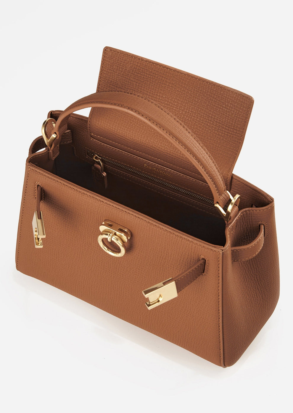 Parisa Wang Madison Top Handle Bag - Chestnut