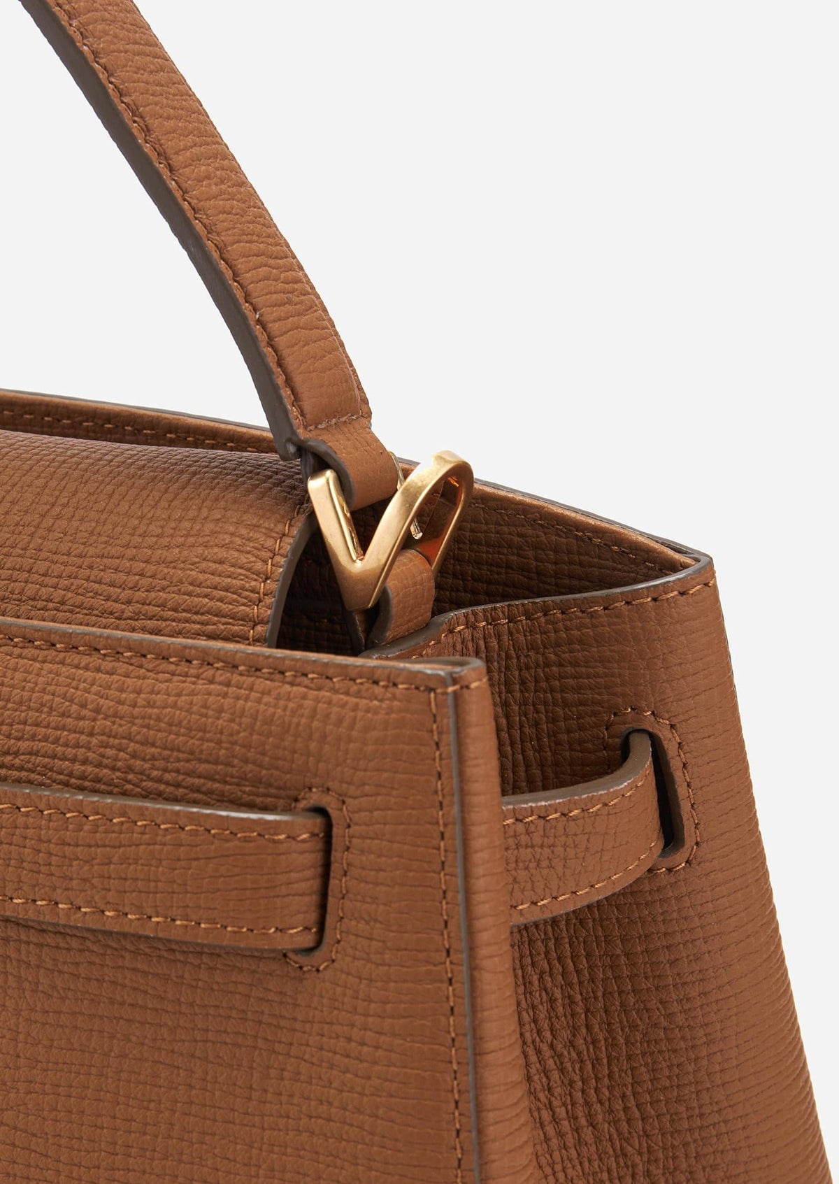 Madison Large Top Handle Bag - Chestnut