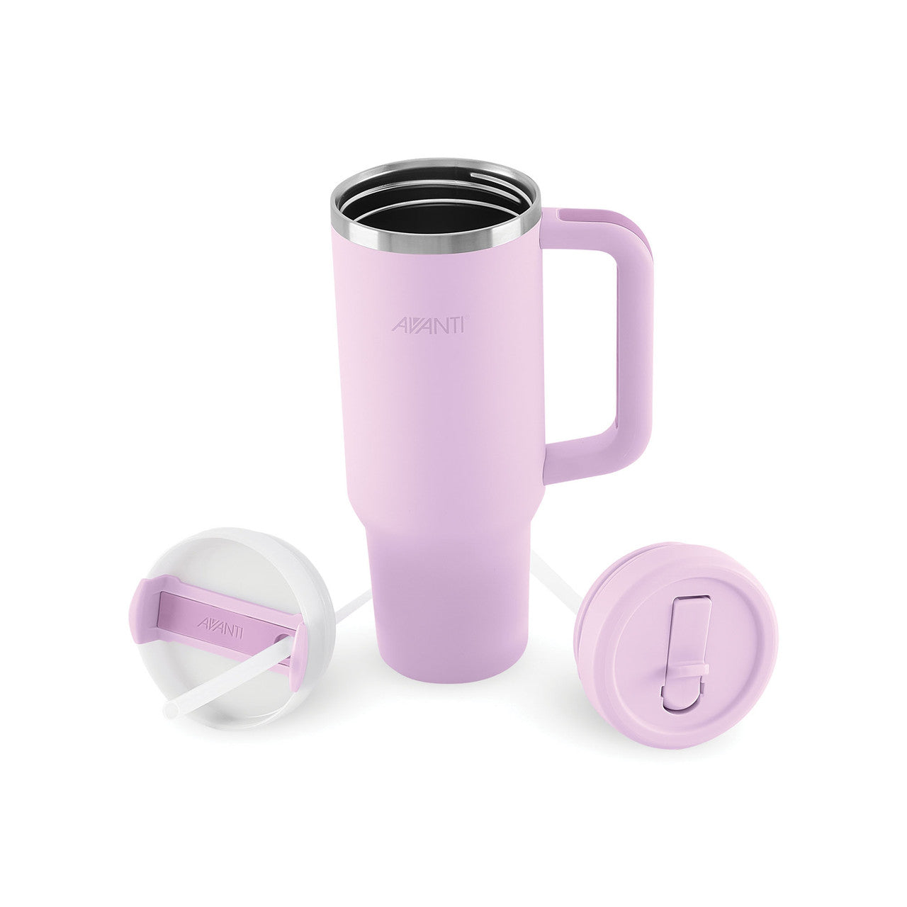 (READYSTOCK) Avanti HydroQuench Insulated Tumbler with Two Lids, 1L - Lilac