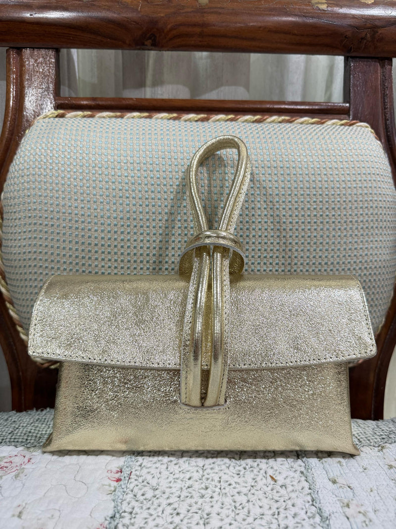 Leather Bag Paris- Gold