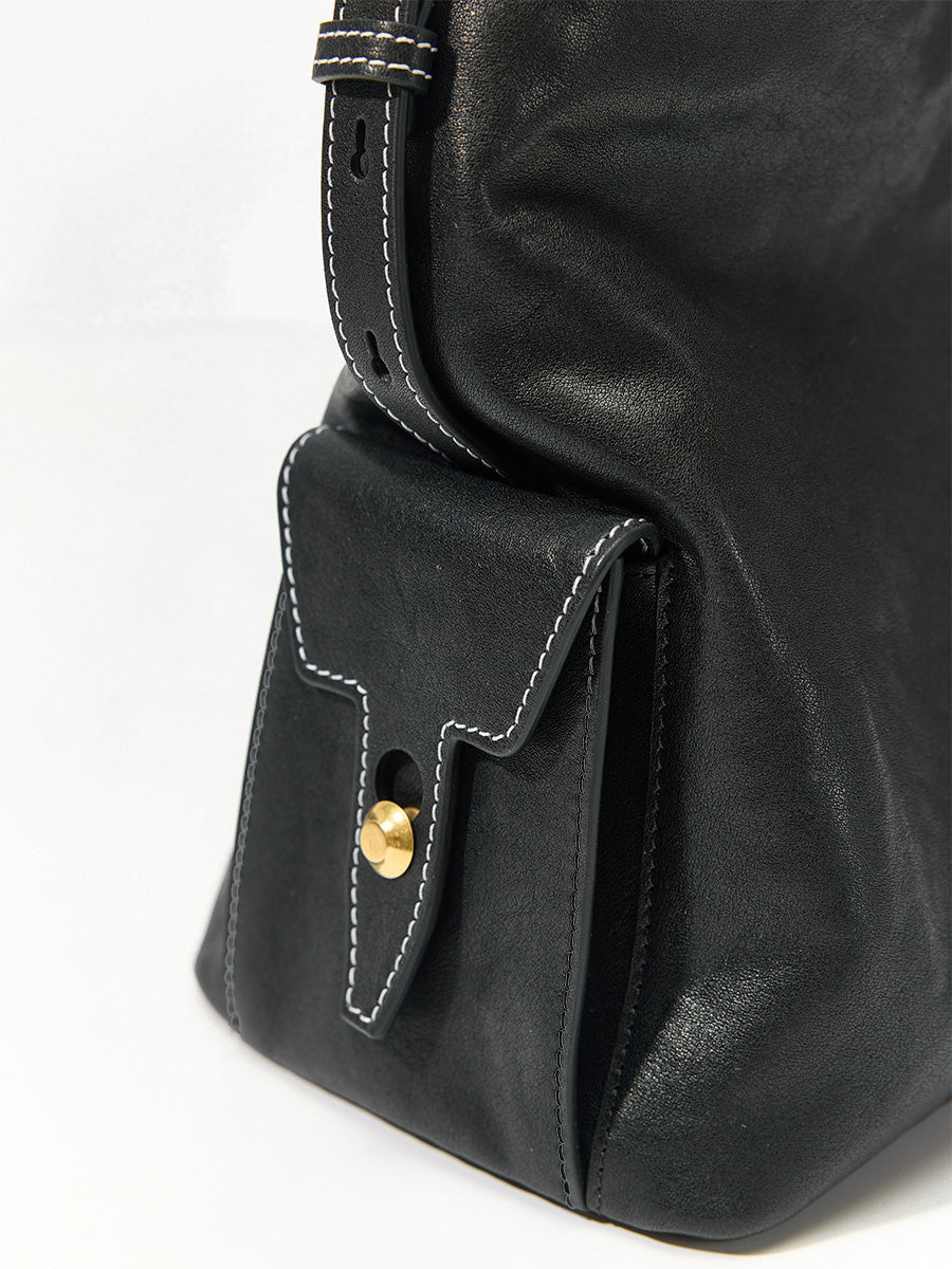 Small Yore Hobo Bag - Onyx