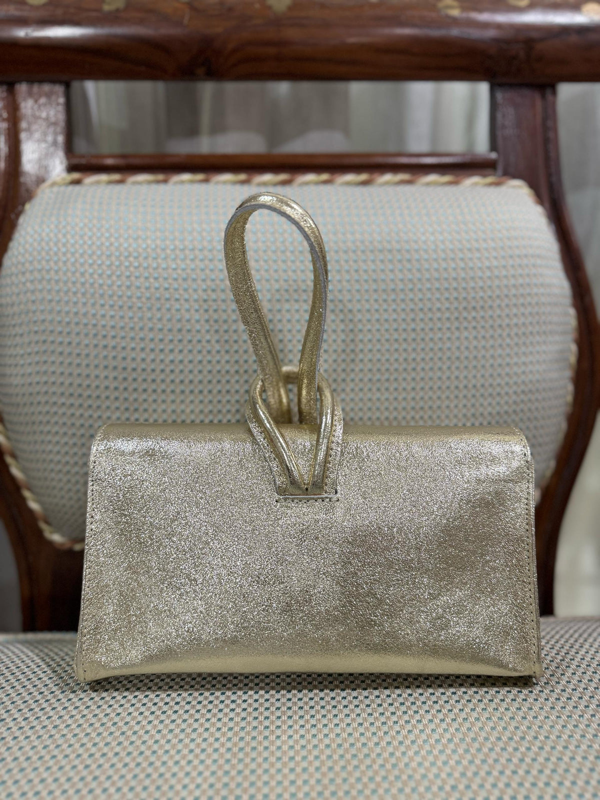 Leather Bag Paris- Gold