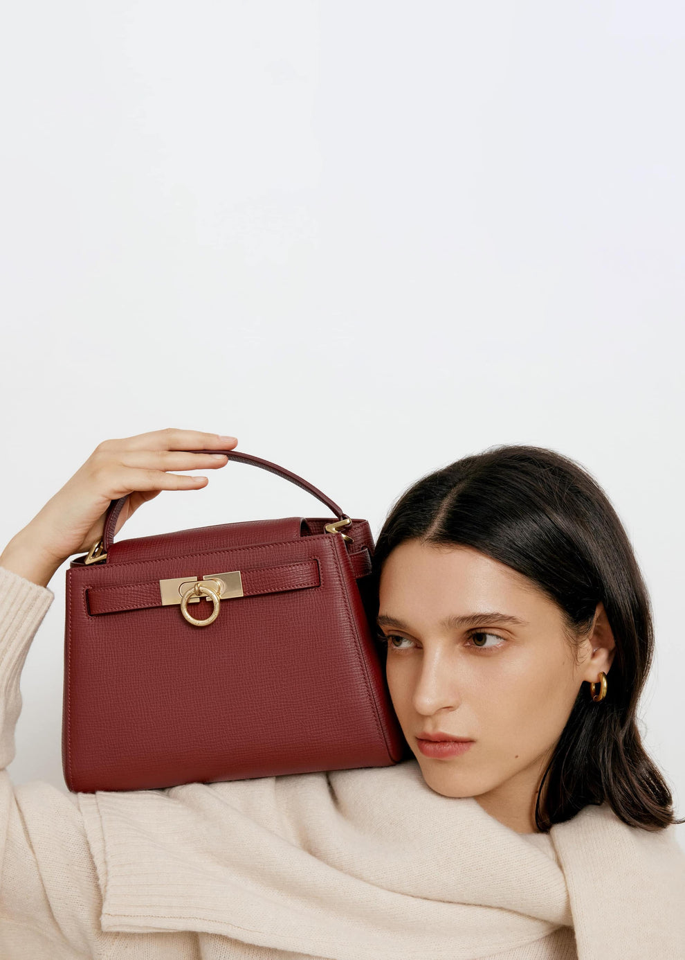 Parisa Wang Madison Top Handle Bag - Maroon