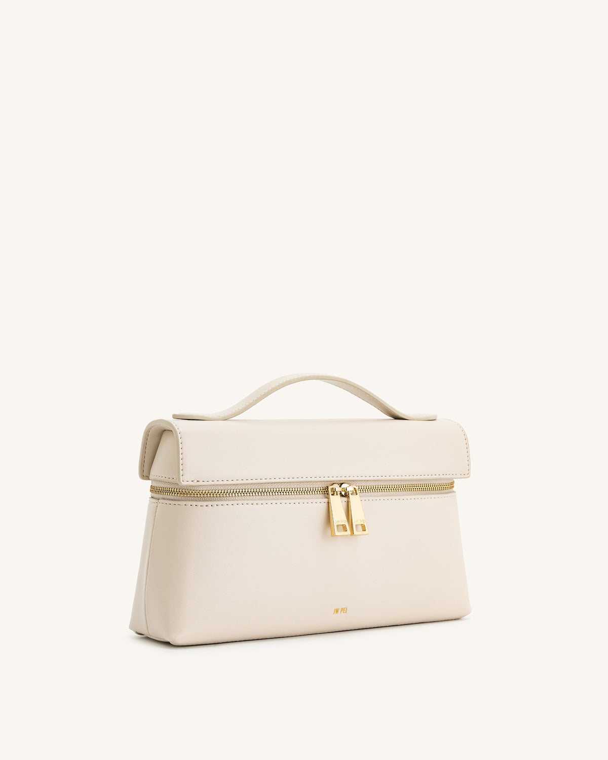 JW PEI Thea Faux Straw Top Handle Bag - White