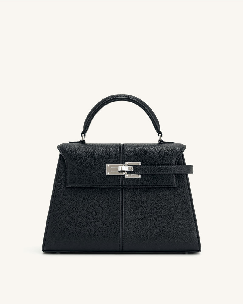 JW PEI Pink Elise Large Top Handle Bag - Black