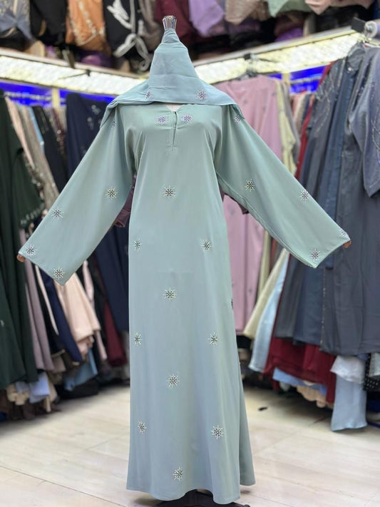 Jubah Madinah Star- Blue