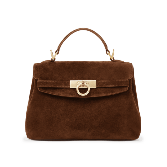 Grace Soft Top Handle Bag - Brown Sundae