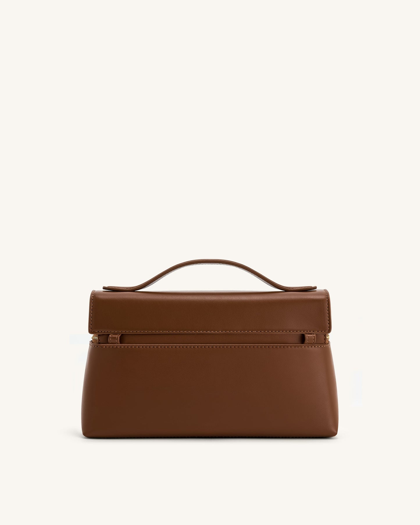 JW PEI Thea Faux Straw Top Handle Bag - Brown