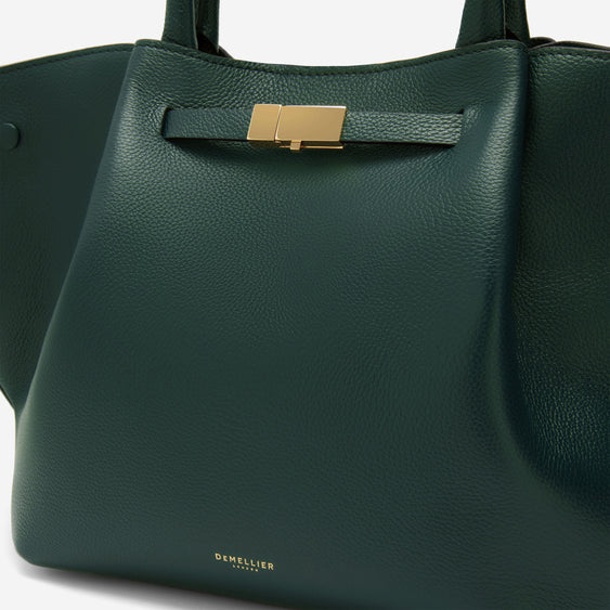 Demellier The Midi New York - Forest Green Small Grain