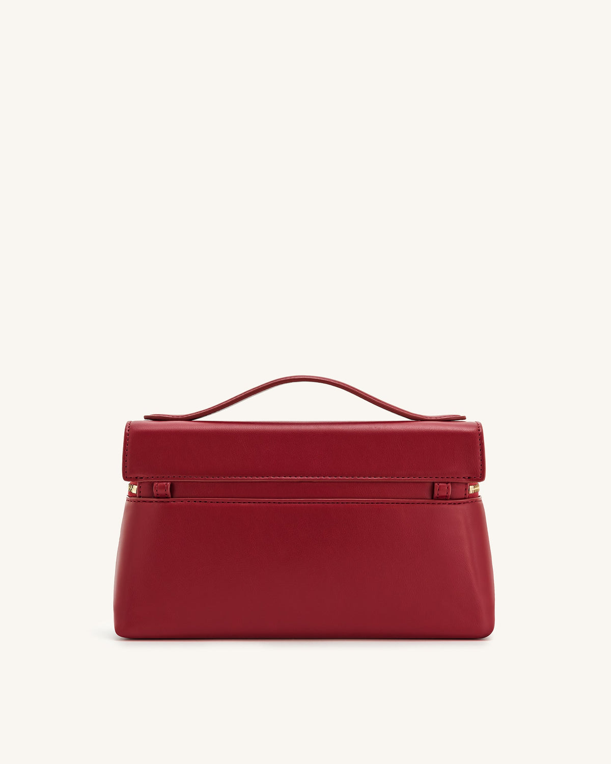 JW PEI Thea Faux Straw Top Handle Bag - Claret