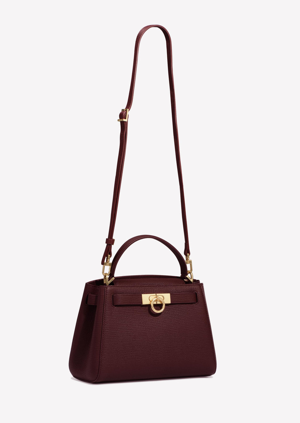 Parisa Wang Madison Top Handle Bag - Burgundy