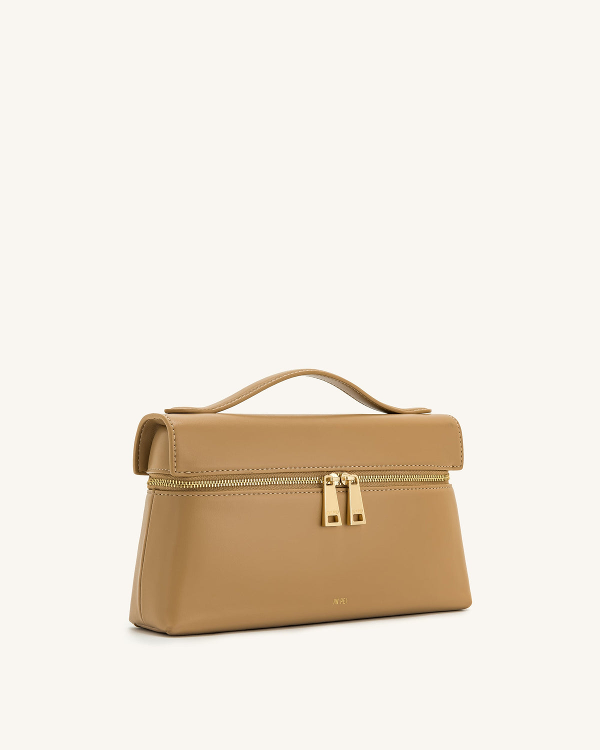 JW PEI Thea Faux Straw Top Handle Bag - Almond