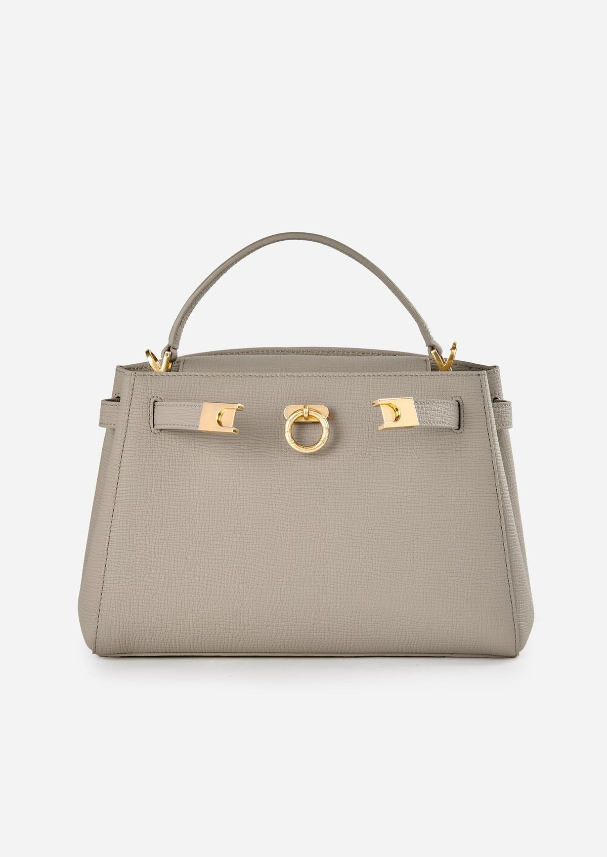 Madison Large Top Handle Bag - Taupe