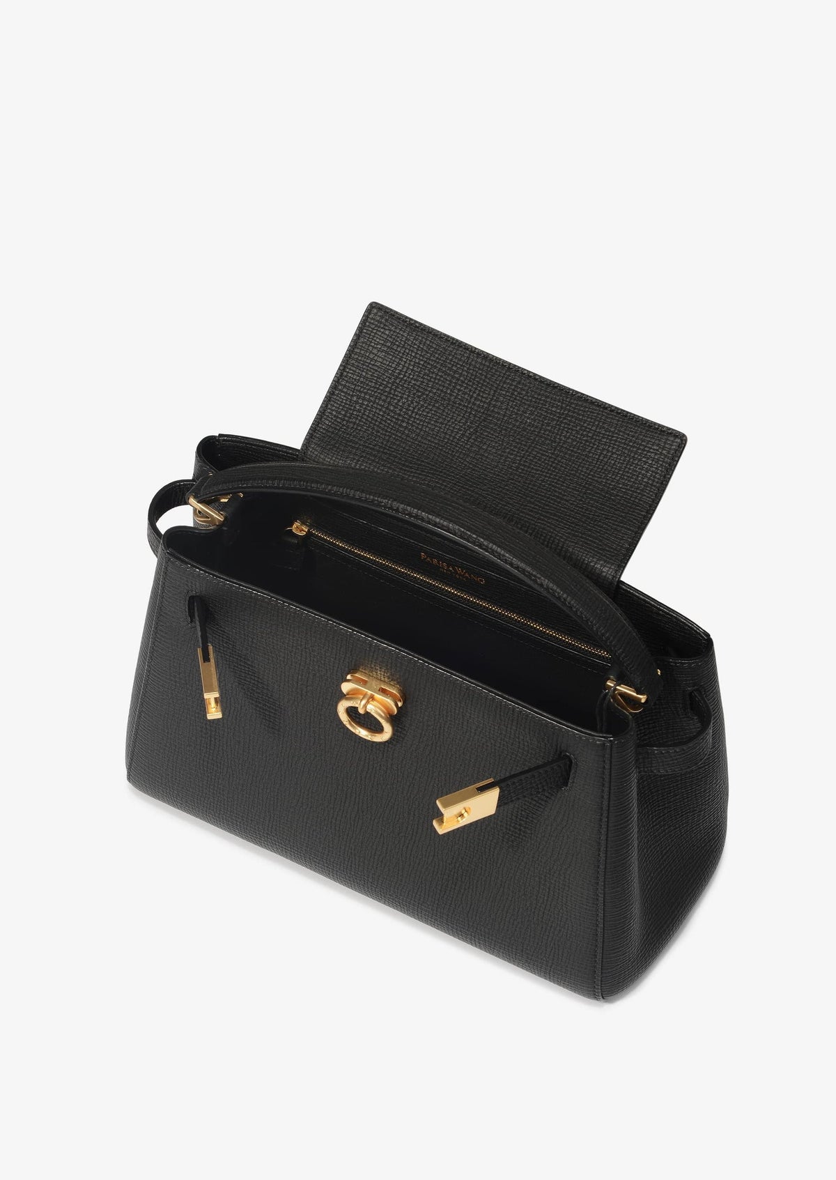 Madison Large Top Handle Bag - Black