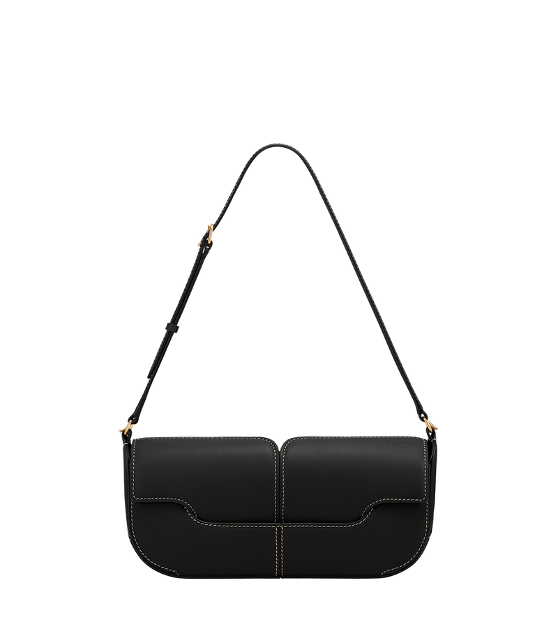 Osmo Edition Smooth Black with Ecru Stitching