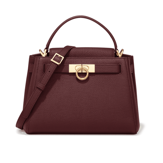 Parisa Wang Madison Top Handle Bag - Burgundy