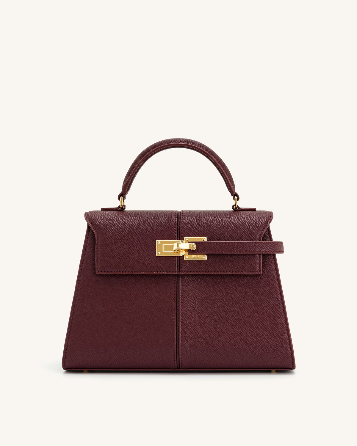 JW PEI Pink Elise Large Top Handle Bag - Claret