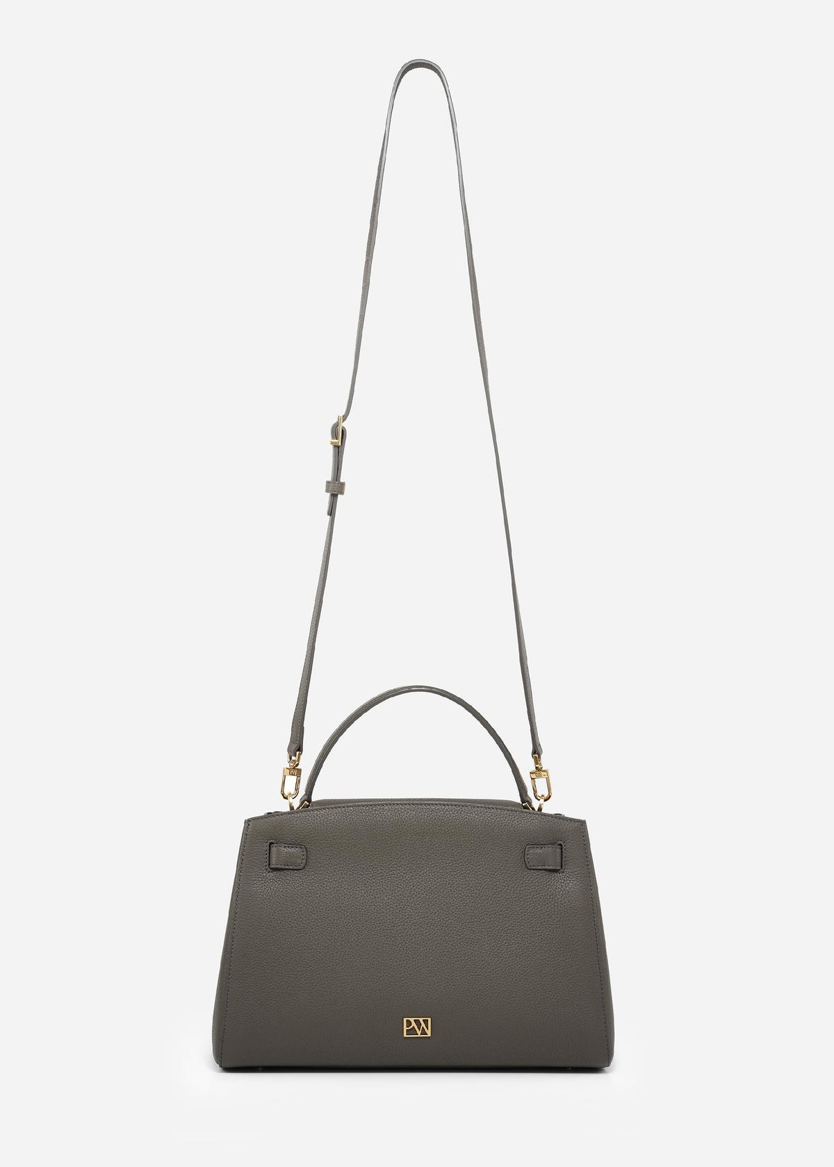Madison Large Top Handle Bag Pebbled - Parisian Grey